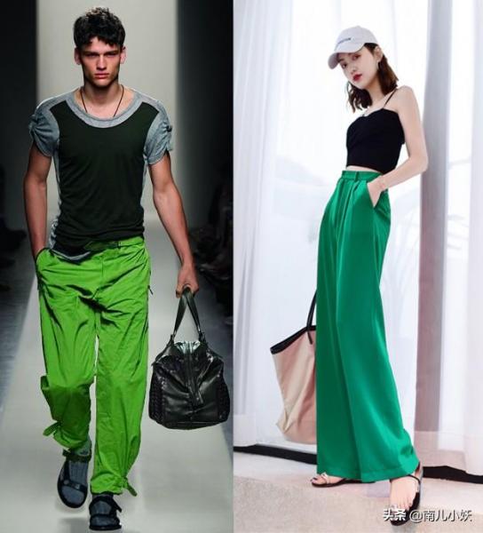 绿色裤子不能配的颜色，图文解说亮绿色裤子配什么颜色上衣