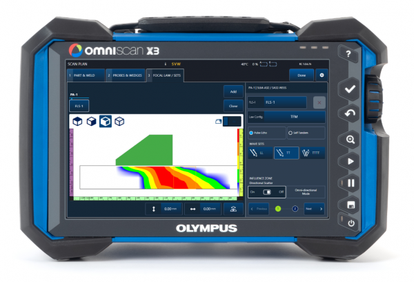 奥林巴斯发布OmniScan™ X3探伤仪更新软件，全面提升用户工作效率